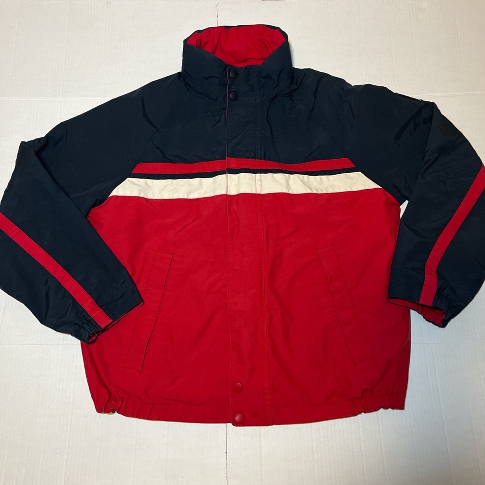 Men’s Nautica Reversible Jacket With Hidden Hood Size Medium
